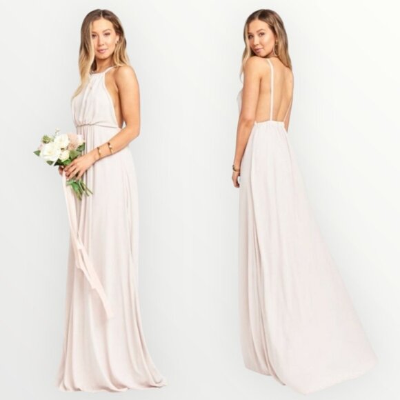 Show Me Your Mumu Amanda Maxi Dress in Show Me The Ring Crips - Picture 1 of 6